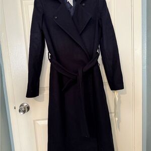 Annie P  Black cap londra style  coat size 38 NWT